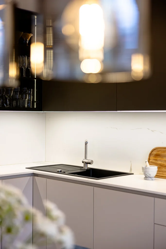 Bora kuhalna plošča in Blanco kuhinjsko korito